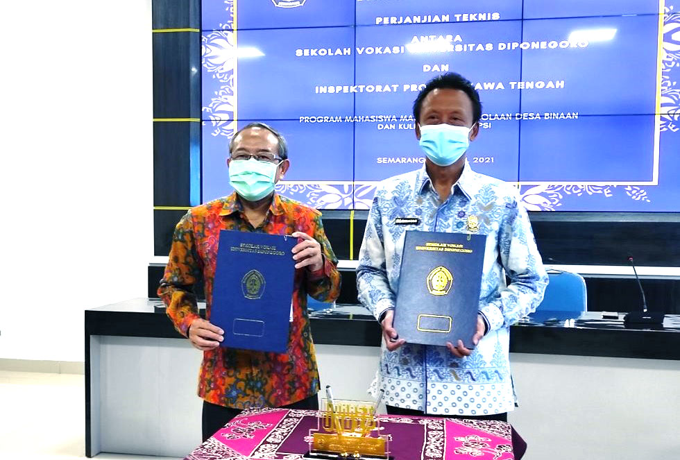 Sekolah Vokasi Undip Jalin Kerja Sama dengan Inspektorat Pemprov Jateng, Ini Ruang Lingkupnya