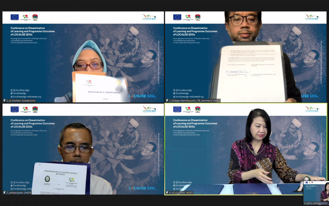 Penandatanganan Kerjsama antara Undip dengan UCLG ASPAC