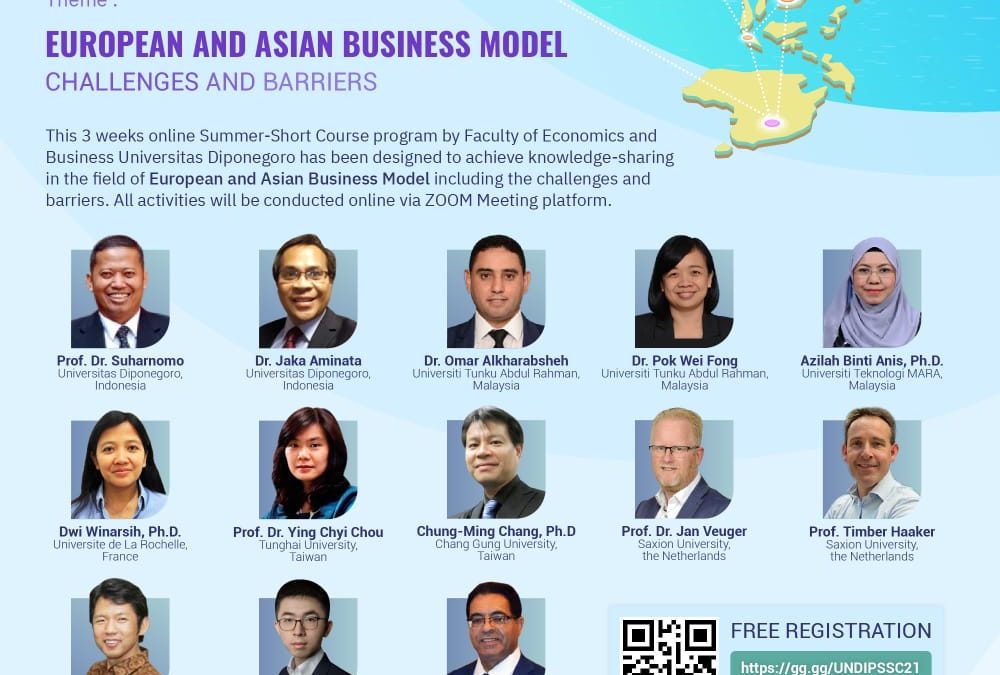Summer Course 2021: Permodelan Bisnis Eropa dan Asia – Tantangan dan Hambatan
