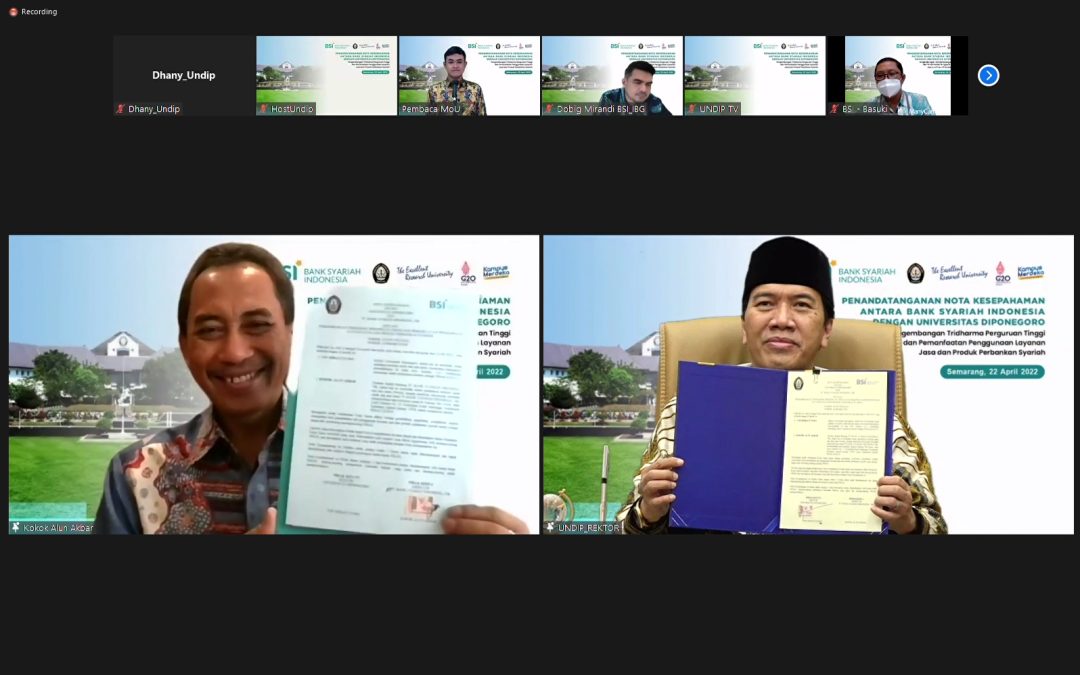 UNDIP Jalin Kerja Sama dengan Bank Syariah Indonesia