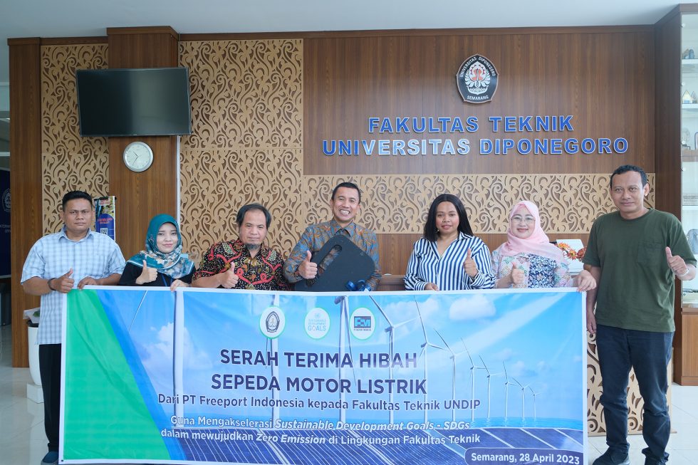 Dukung Terwujudnya SDGs, PT Freeport Indonesia Berikan Hibah kepada Fakultas Teknik UNDIP