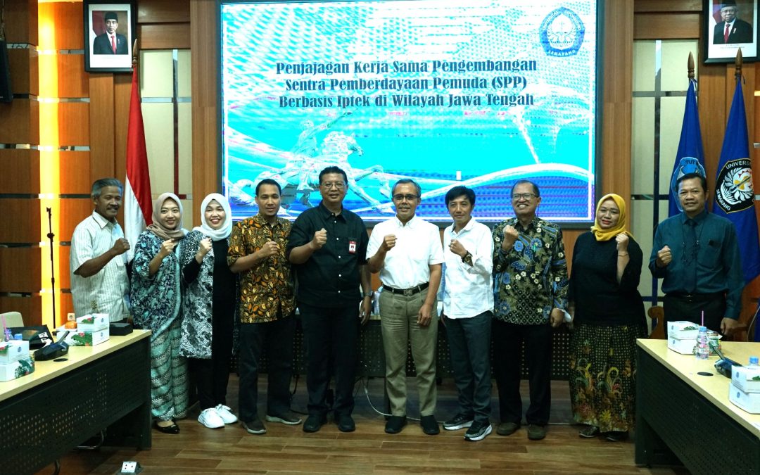Penjajakan Kerja Sama dengan Kemenpora untuk Pengembangan Sentra Pemberdayaan Pemuda (SPP) Berbasis Iptek di Jateng