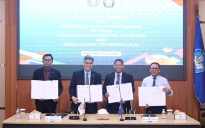 Diponegoro University (UNDIP) and ASEAN Centre for Energy (ACE) Launch Collaboration for Sustainable Energy in Southeast Asia