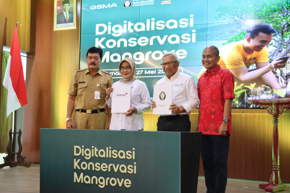 Kerja Sama Antara FPIK Undip dan Indosat Ooredoo Dalam Rangka Program Digitalisasi Konservasi Mangrove